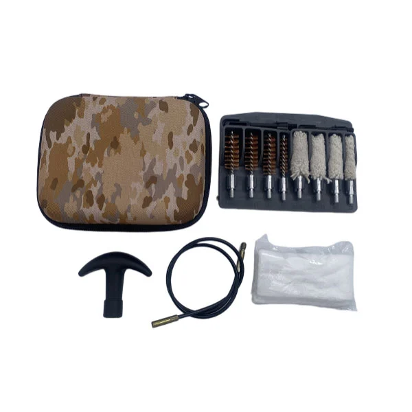 Kit di pulizia della pistola con pistola con pistola con custodia morbida camo