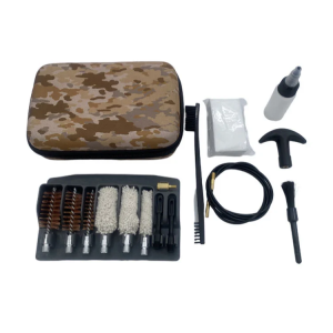 Handgun Pistol Cleaning Kit With Camo Soft Case